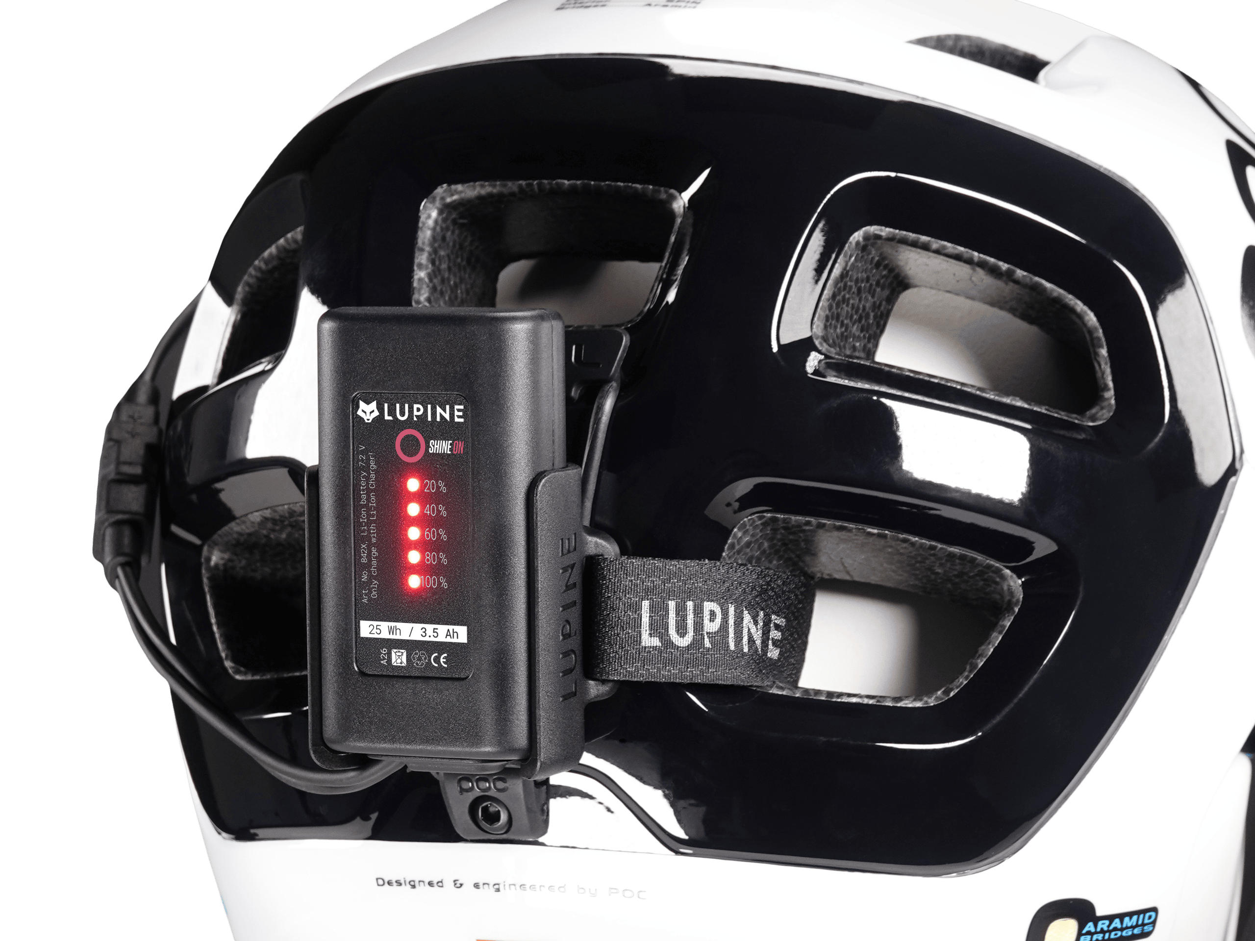 FastClick battery helmet mount Velcro