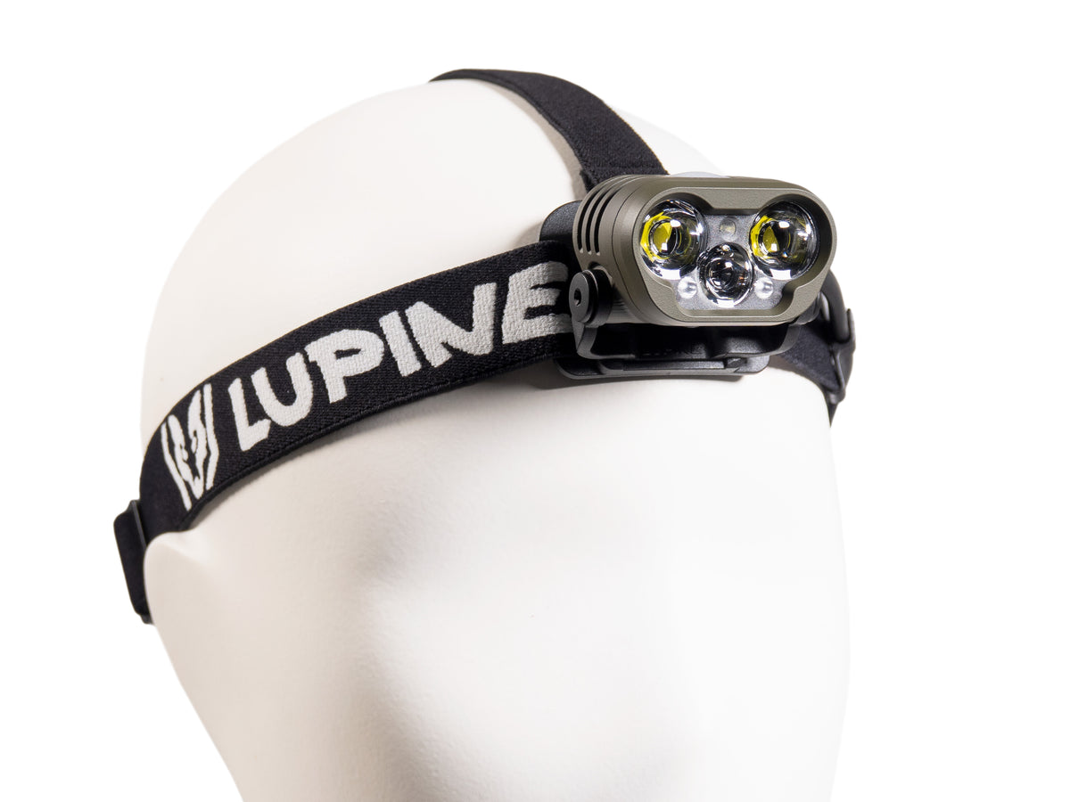 Blika Professional headlamp with Cerakote housing in O.D. Green on the black headband