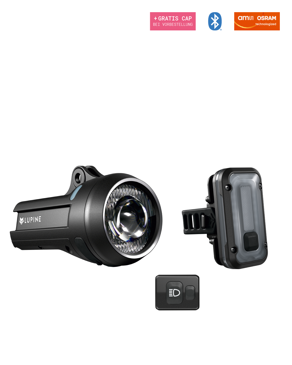 SL Grano F + Rotlicht Pro BT (StVZO Bundle)