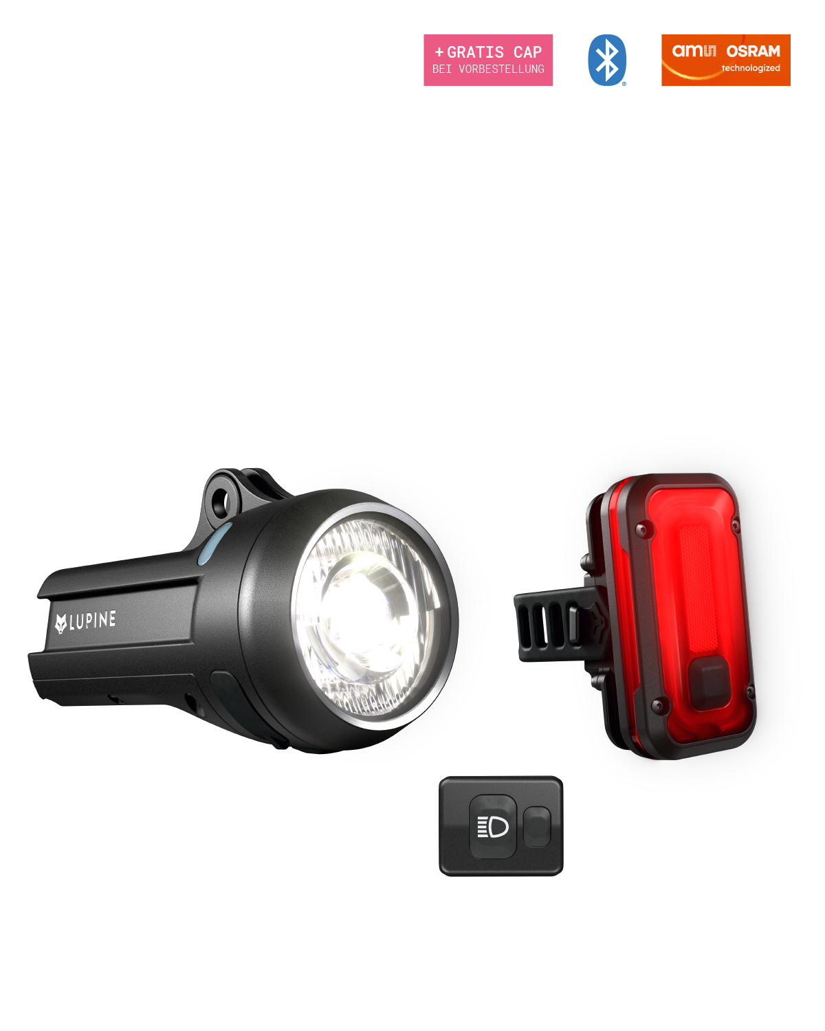 SL Grano F + Rotlicht Pro BT (StVZO Bundle)