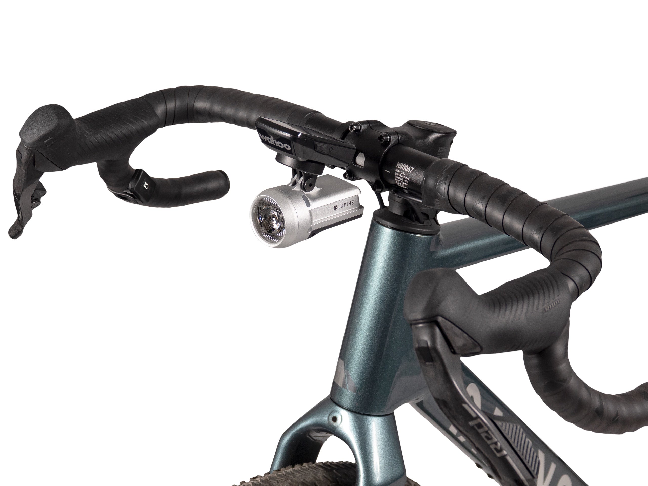 SL Grano F Silver Edition am Gravelbike-Cockpit montiert