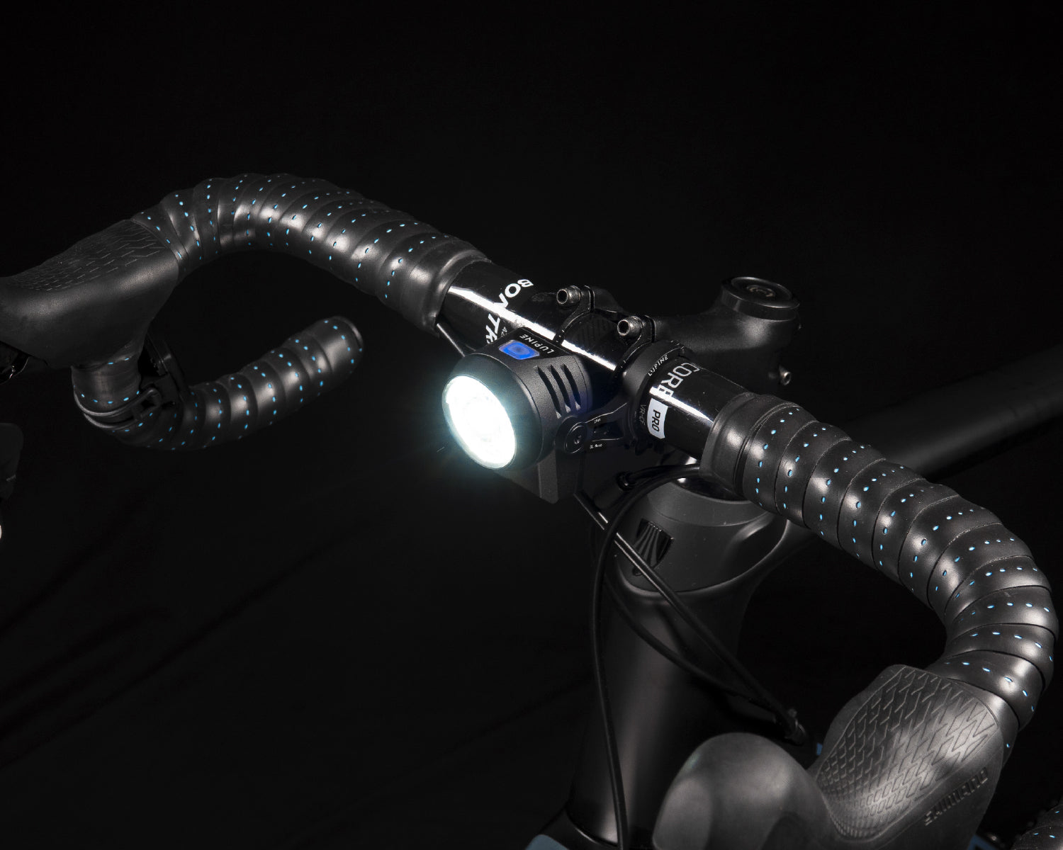 lupine rennrad lampe SL Mono: kompaktes Fahrradlicht mit Akku, StVZO