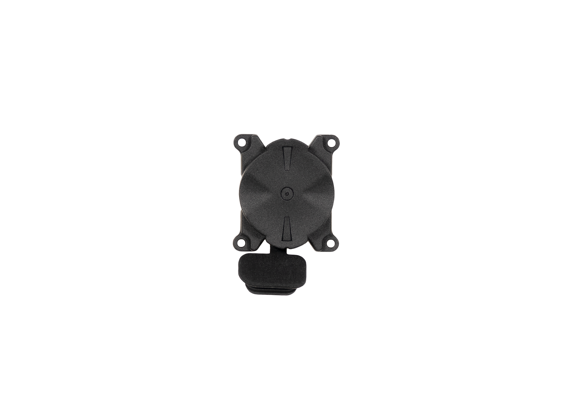 Lupine Rotlicht Pro Garmin-Adapter – schwarze Vierteldreh-Halterung