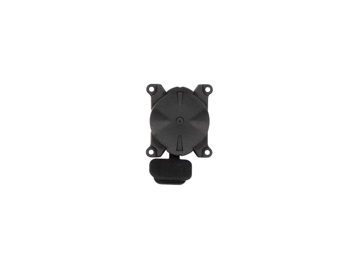 Lupine Rotlicht Pro Garmin adapter – black quarter-turn mount