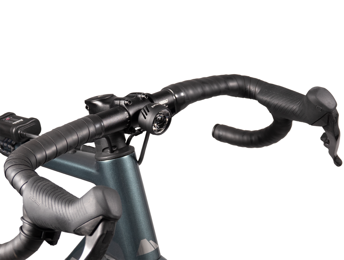 Lupine SL Nano AF on the handlebar, right side view
