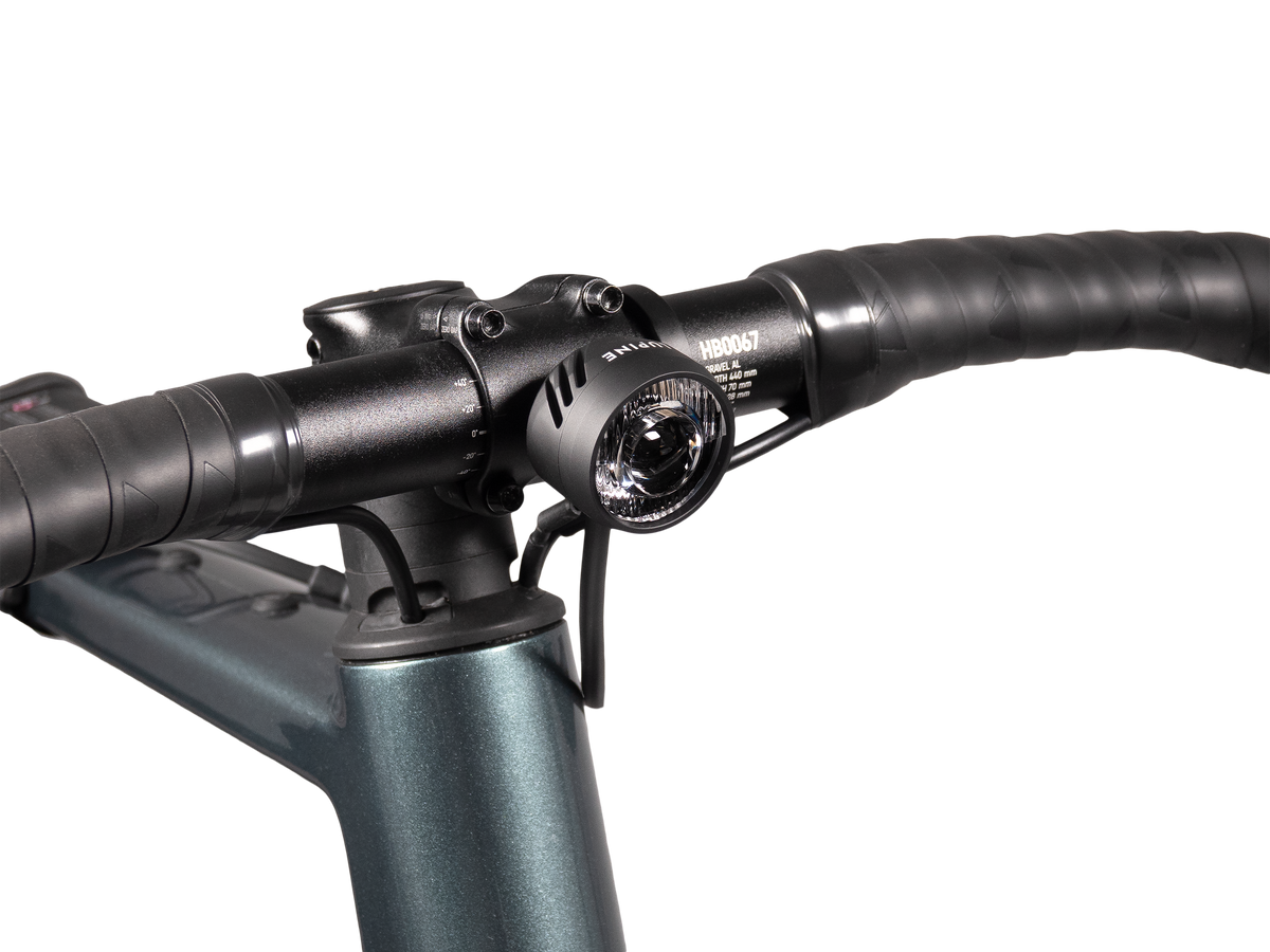 Lupine SL Nano AF, close-up from the right showing the cooling fins