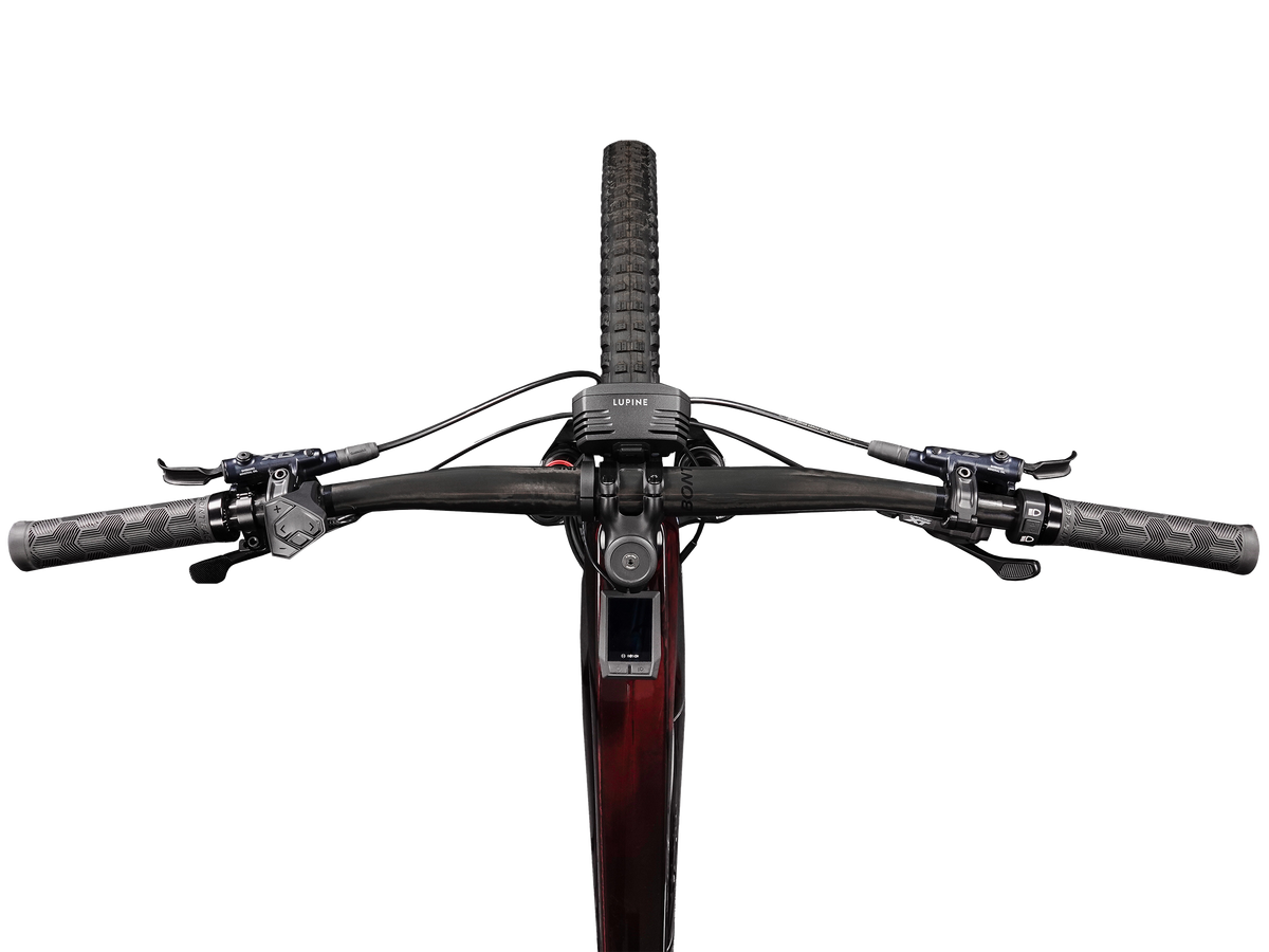 E-Bike-Cockpit mit SL X, Ansicht von oben